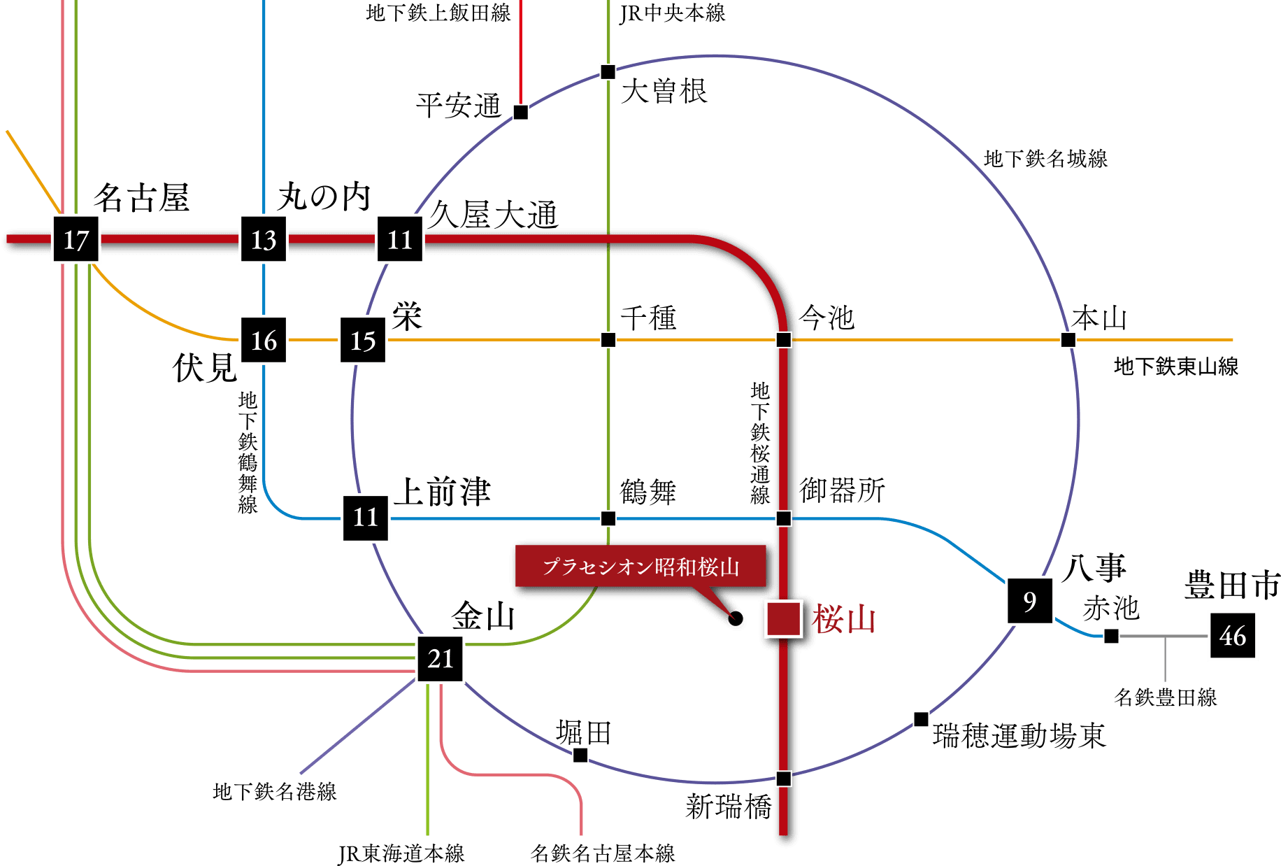 鉄道路線図
